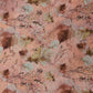 Orange Cream Floral Print Georgette Fabric - TradeUNO