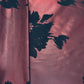 Black & Maroon Floral Brocade Jacquard Fabric - TradeUNO