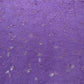 Purple Floral Sequence Thread Embroidery Cotton Fabric - TradeUNO