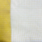 White With Gold Foil Check Border Print Organza Chanderi Jacquard