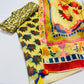 Yellow & Multicolor Floral Print Chanderi Suit Set - TradeUNO