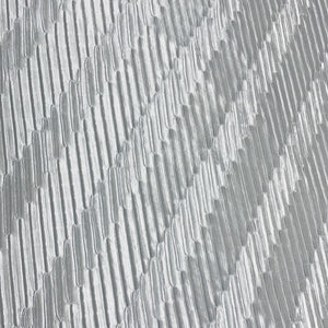 Grey Pleated Knit Lycra Fabric - TradeUNO
