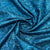 Teal Blue Floral Brocade Jacquard Fabric - TradeUNO