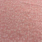 Baby Pink White Floral Print Geogrette Fabric - TradeUNO