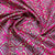 Pink Traditional Print Tusser Silk Fabric - TradeUNO