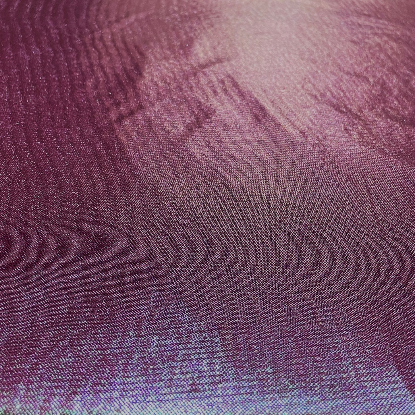 Maroon 3D Shimmer Foil Imported Knit Lycra Fabric - TradeUNO