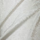 White & Silver Floral Brocade Jacquard Fabric