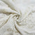 Off White Floral Sequence Thread Embroidery Schiffli Chinnon Fabric - TradeUNO