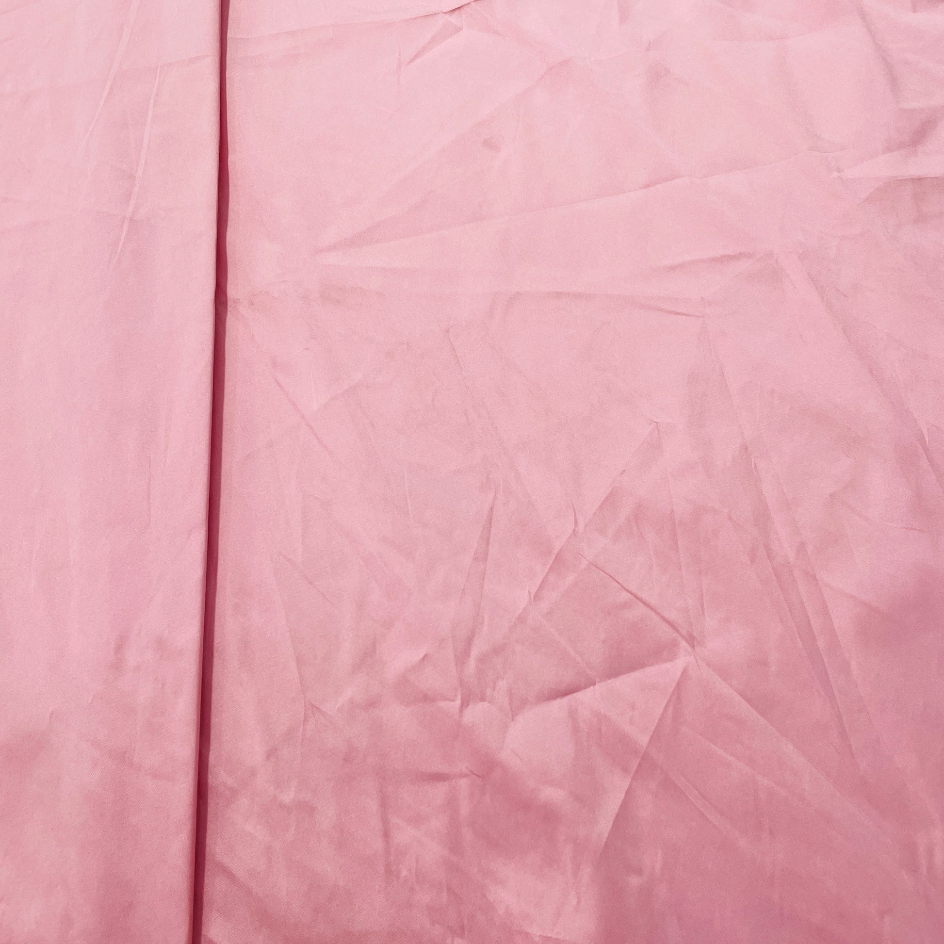 Pink Solid Silk Taffeta Fabric - TradeUNO
