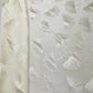 White Floral Satin Crepe Fabric - TradeUNO