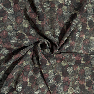 Multicolor Geometerical Print Georgette Fabric - TradeUNO