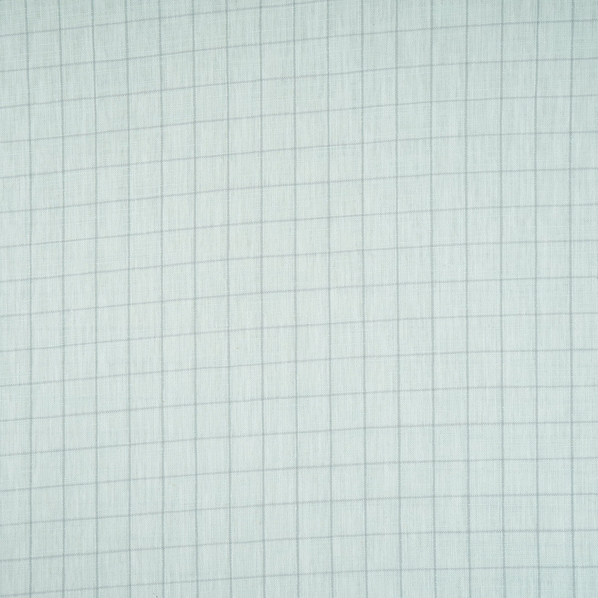 Light Grey Check Print Linen Fabric MFM-30128 - TradeUNO