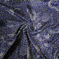 Purple Bandhani Print Gaji Silk Fabric