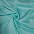 Aqua Blue Solid Cotton Satin Fabric 42 Inches