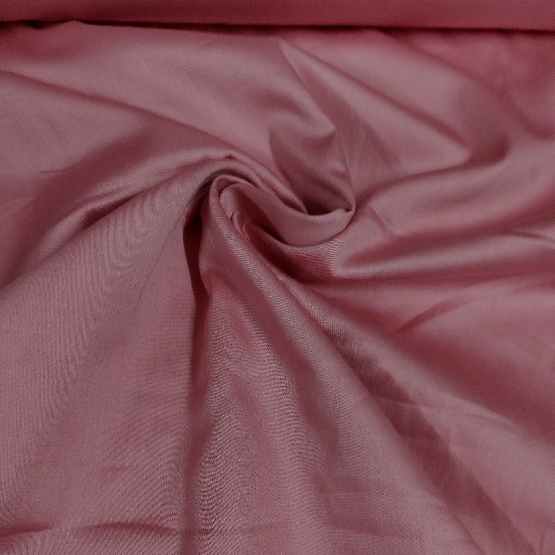 Light Pink Solid Cotton Satin Fabric - TradeUNO