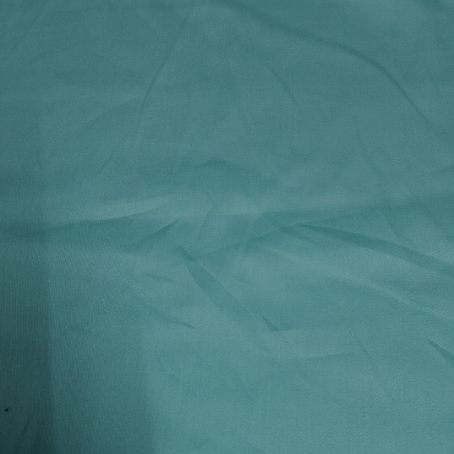 Aqua Blue Solid Cotton Satin Fabric 42 Inches