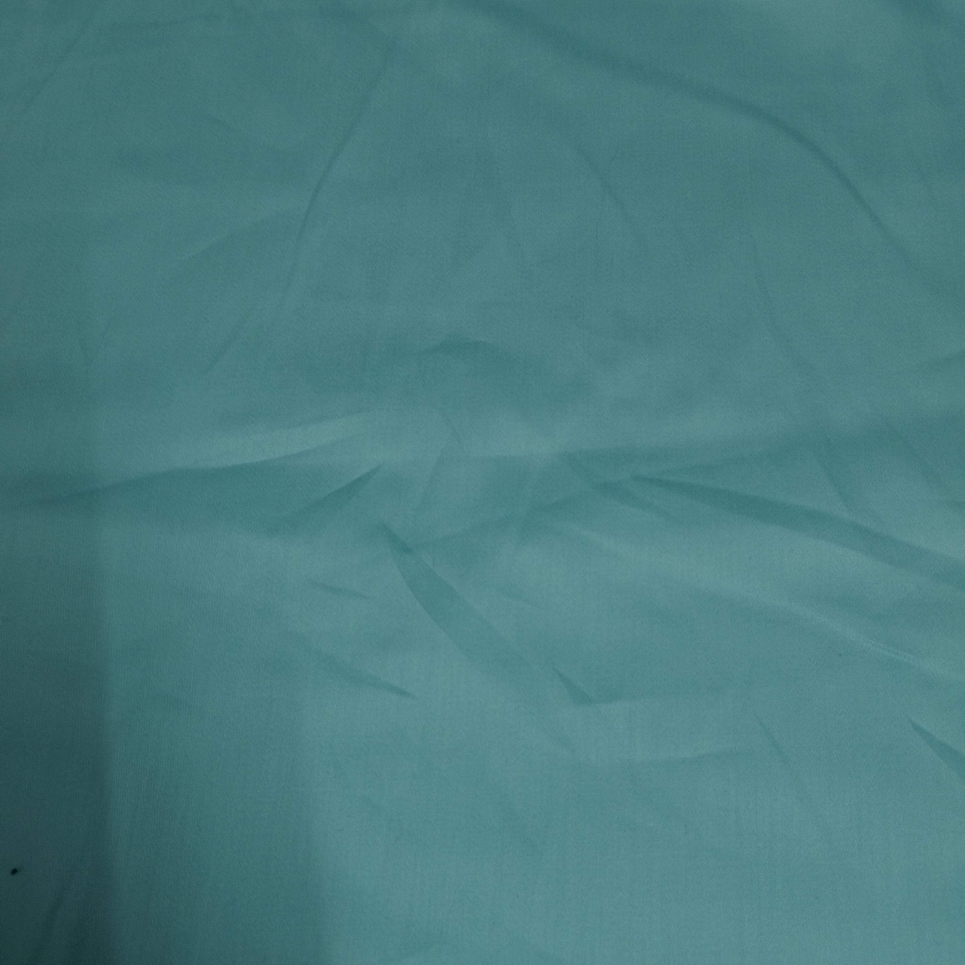 Aqua Blue Solid Cotton Satin Fabric 42 Inches - TradeUNO