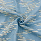 Premium Blue Abstract Handloom Tweed Fabric 15039