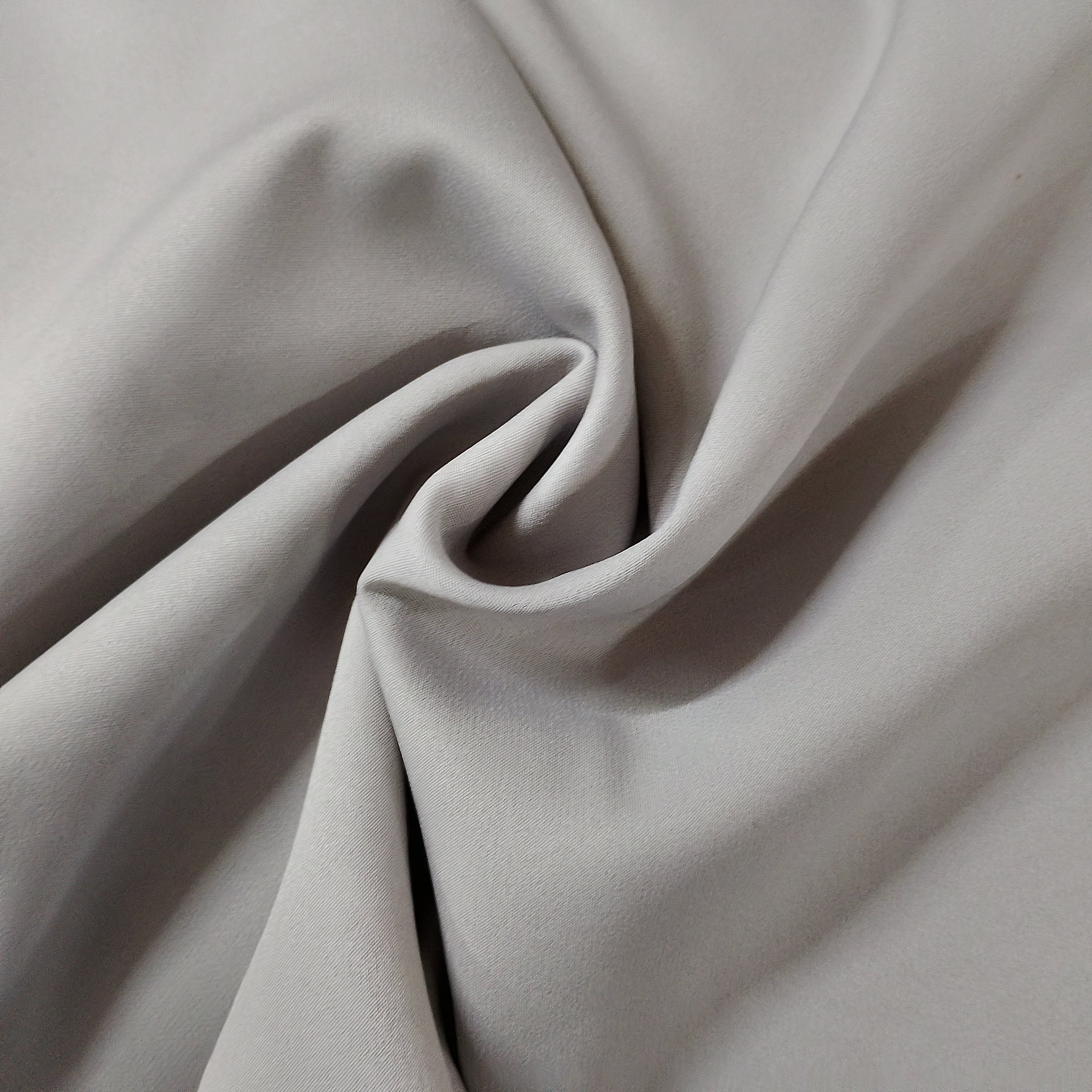 Classic Grey Solid Banana Crepe Fabric - TradeUNO