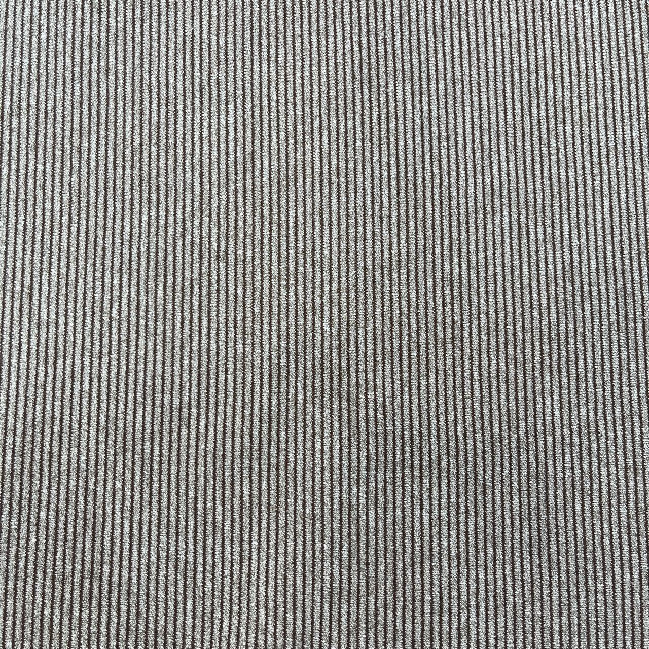 Brown Stripe Woollen Tweed Suiting Fabric 6139