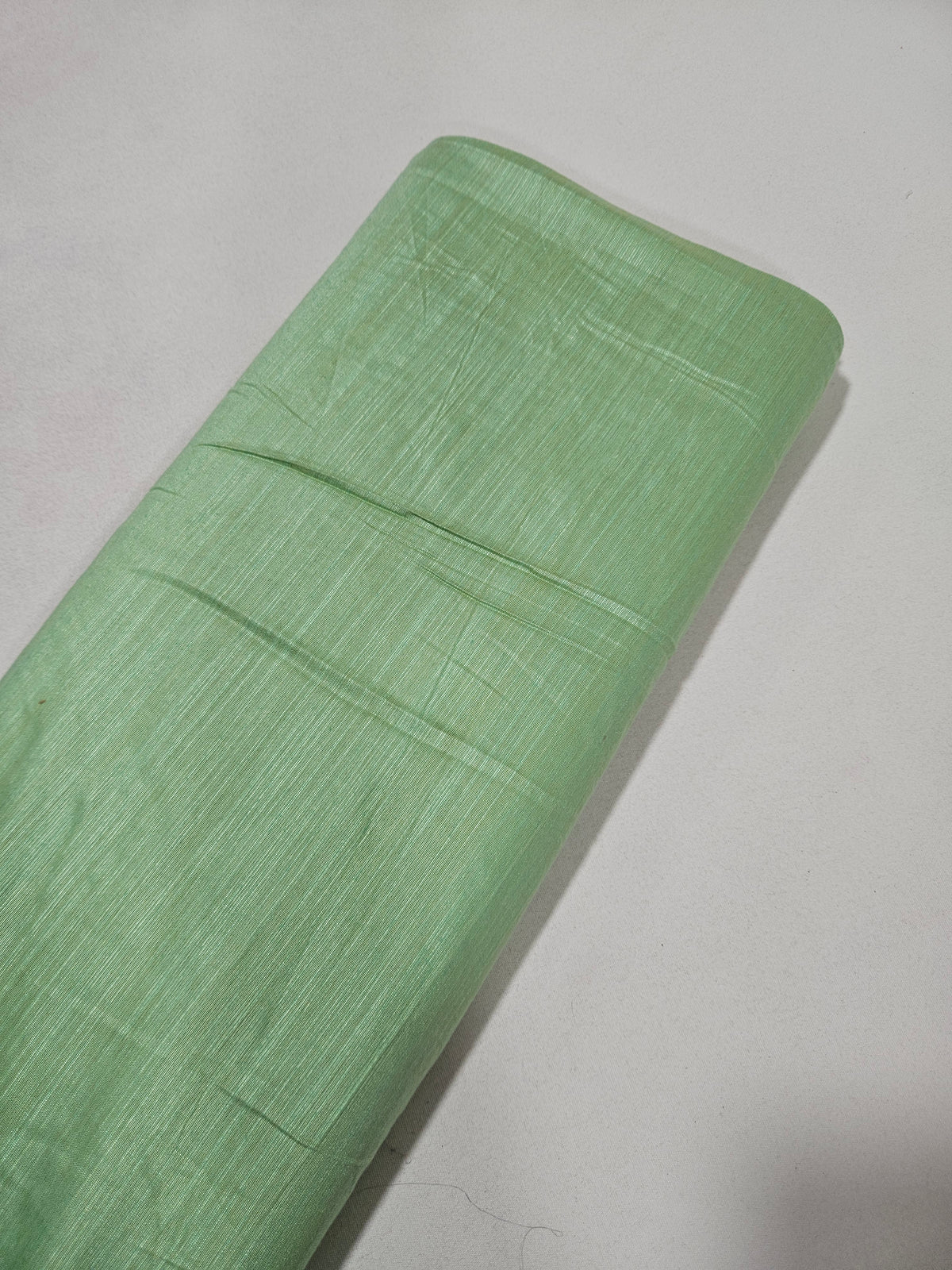 Light Green Solid Banarasi Cotton Slub KRE-15472