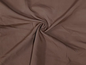Golden Brown Solid Malai Crepe Fabric 13221 - TradeUNO