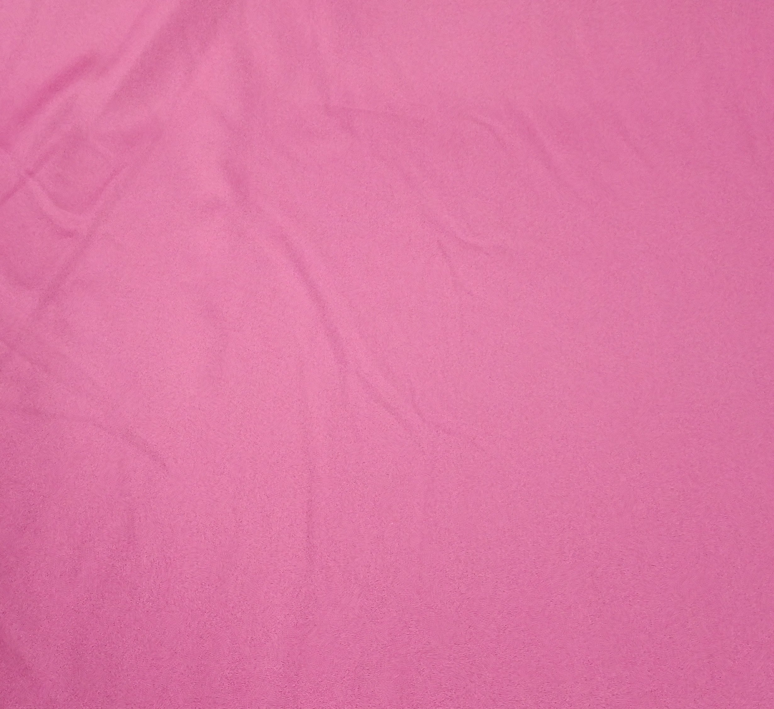Exclusive Pink Solid Malai Crepe Fabric - TradeUNO