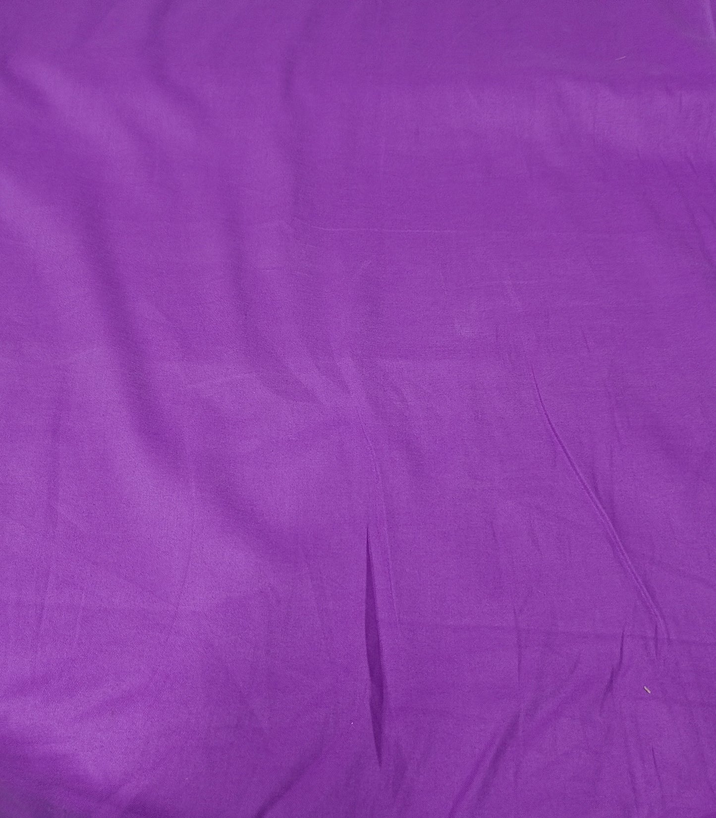 Brinjal Purple Solid Cotton Satin Fabric