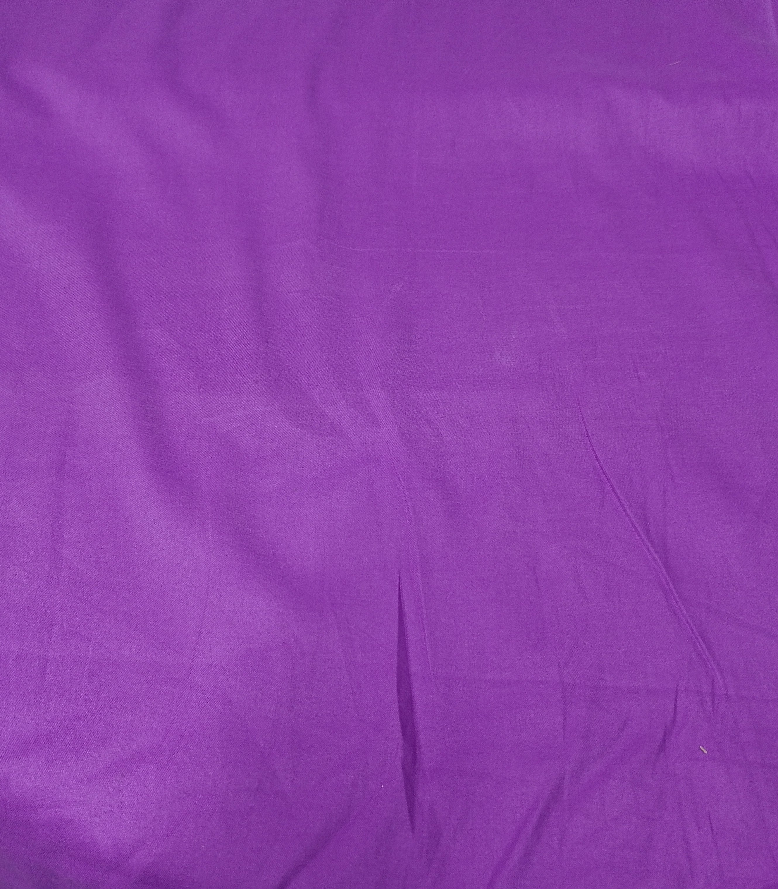 Brinjal Purple Solid Cotton Satin Fabric - TradeUNO