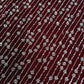 Red Cutdana Embroidery Velvet Fabric 20886