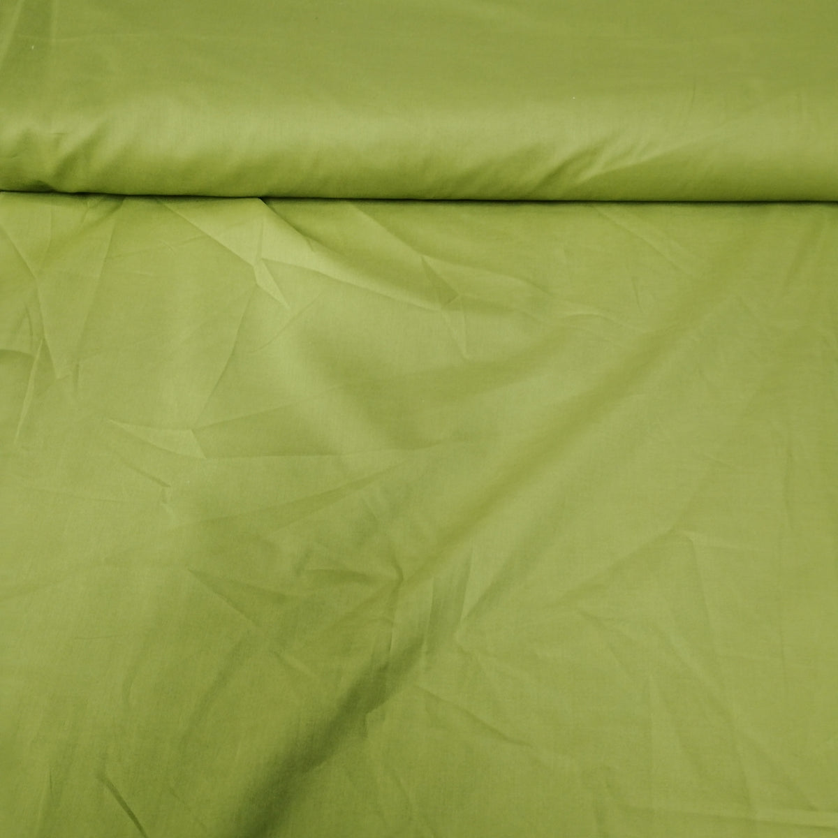 Mehendi Green Solid Cotton Mulmul Fabric RTL-31458 - TradeUNO