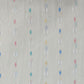 Off White & Multicolor Geometrical With Lurex Cotton Fabric 12034