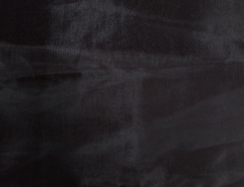 Dark Brown Solid Organza Tissue Fabric - TradeUNO