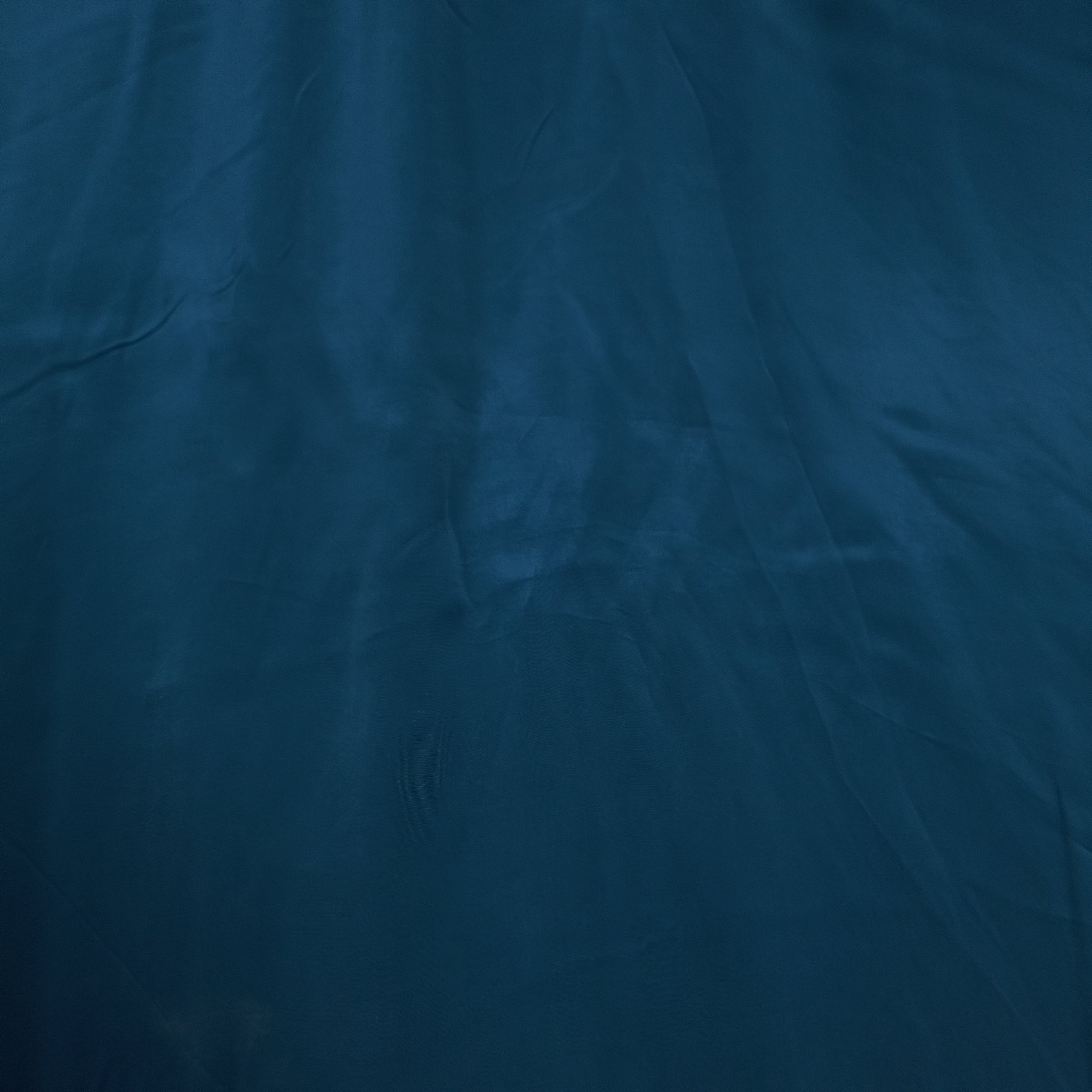 Teal Blue Solid Natural Crepe Fabric GT-28624 - TradeUNO