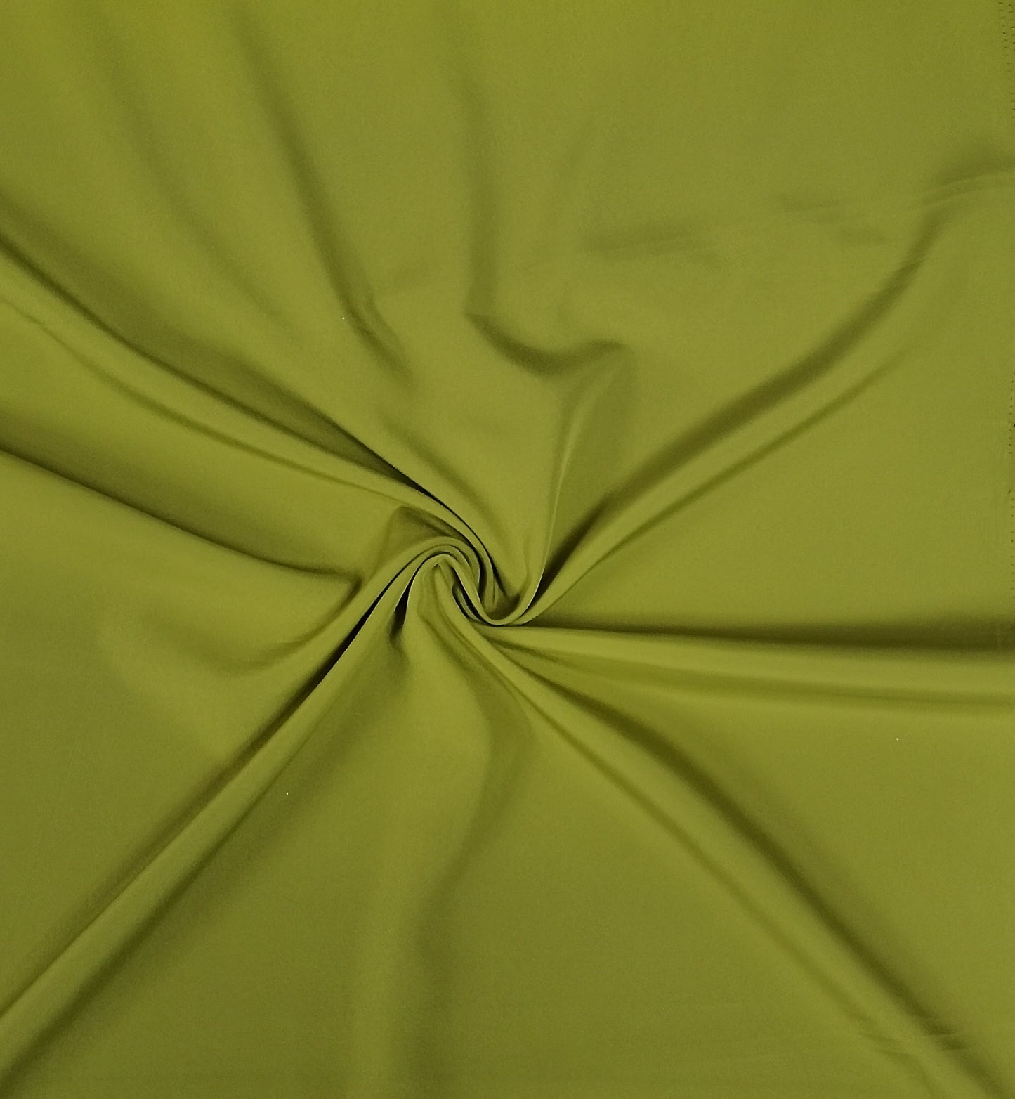 Olive Green Solid Malai Crepe ST-13191 - TradeUNO