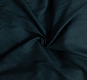 Pine Green Solid Cotton Satin Fabric - TradeUNO