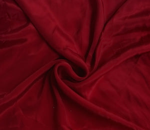 Maroon Solid Natural Crepe Fabric GT-28619 - TradeUNO