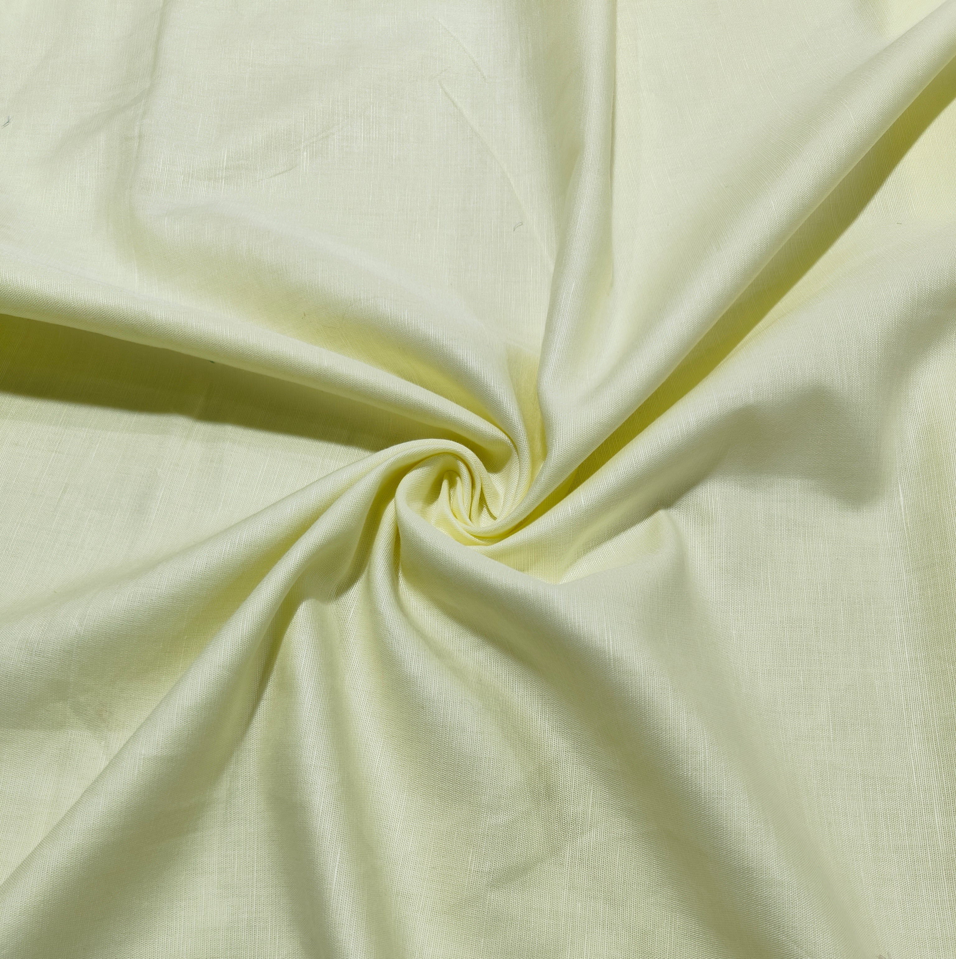 Banana Yellow Solid Cotton Linen MKT-12212 - TradeUNO