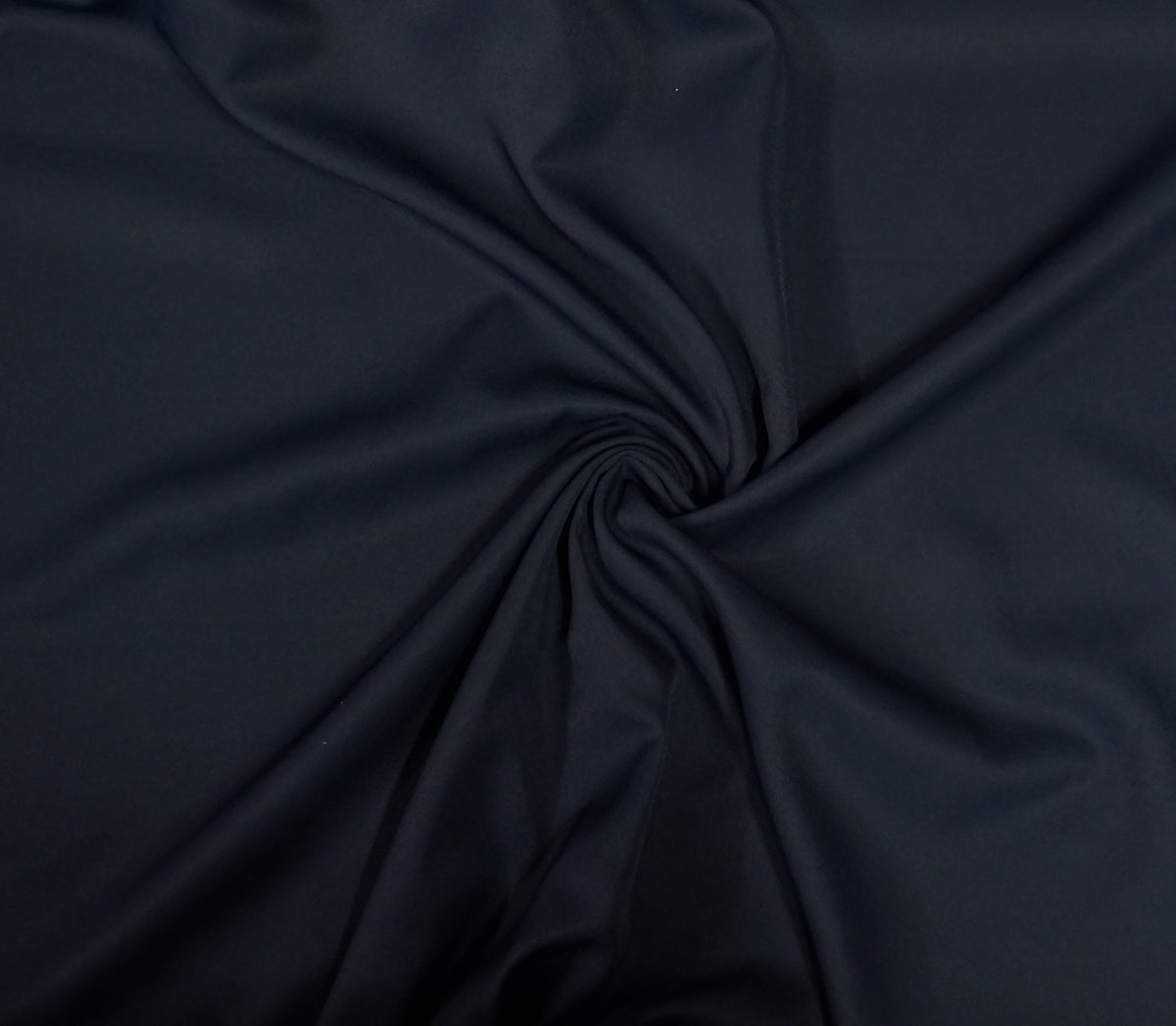 Navy Blue Solid Japanese Crepe Shirting Fabric PG-30391 - TradeUNO