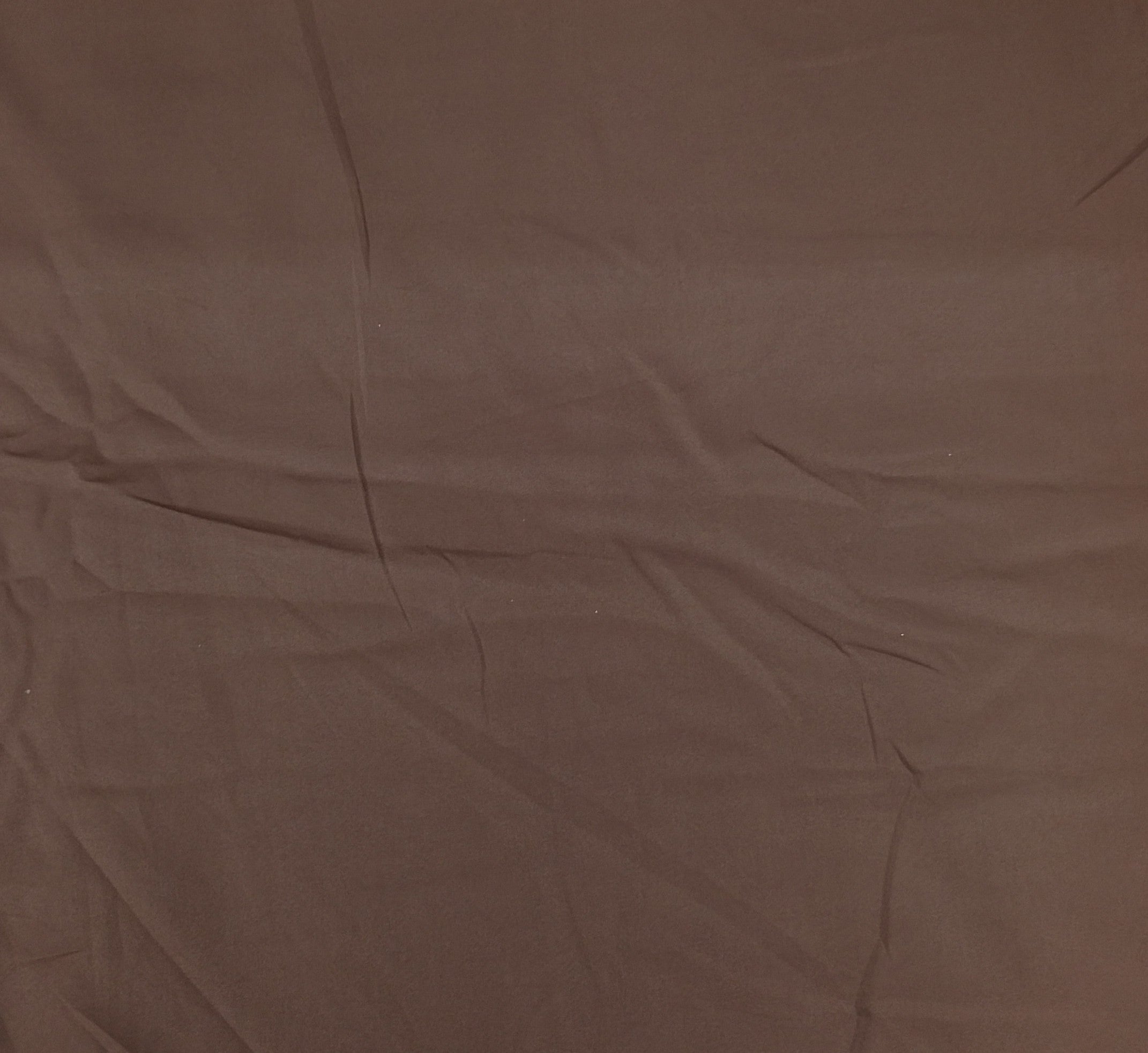 Golden Brown Solid Malai Crepe Fabric 13221 - TradeUNO