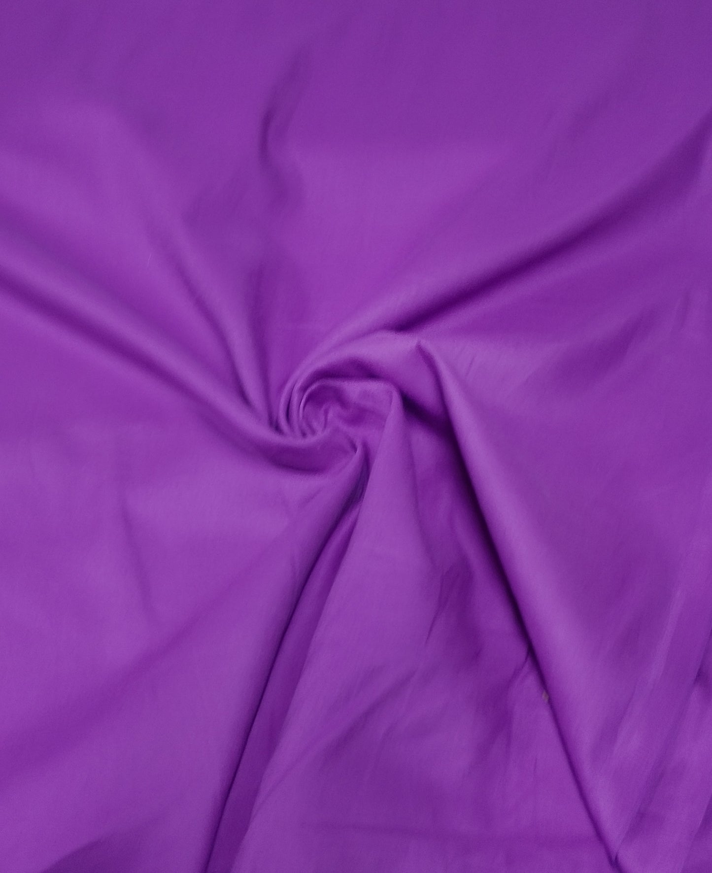 Brinjal Purple Solid Cotton Satin Fabric