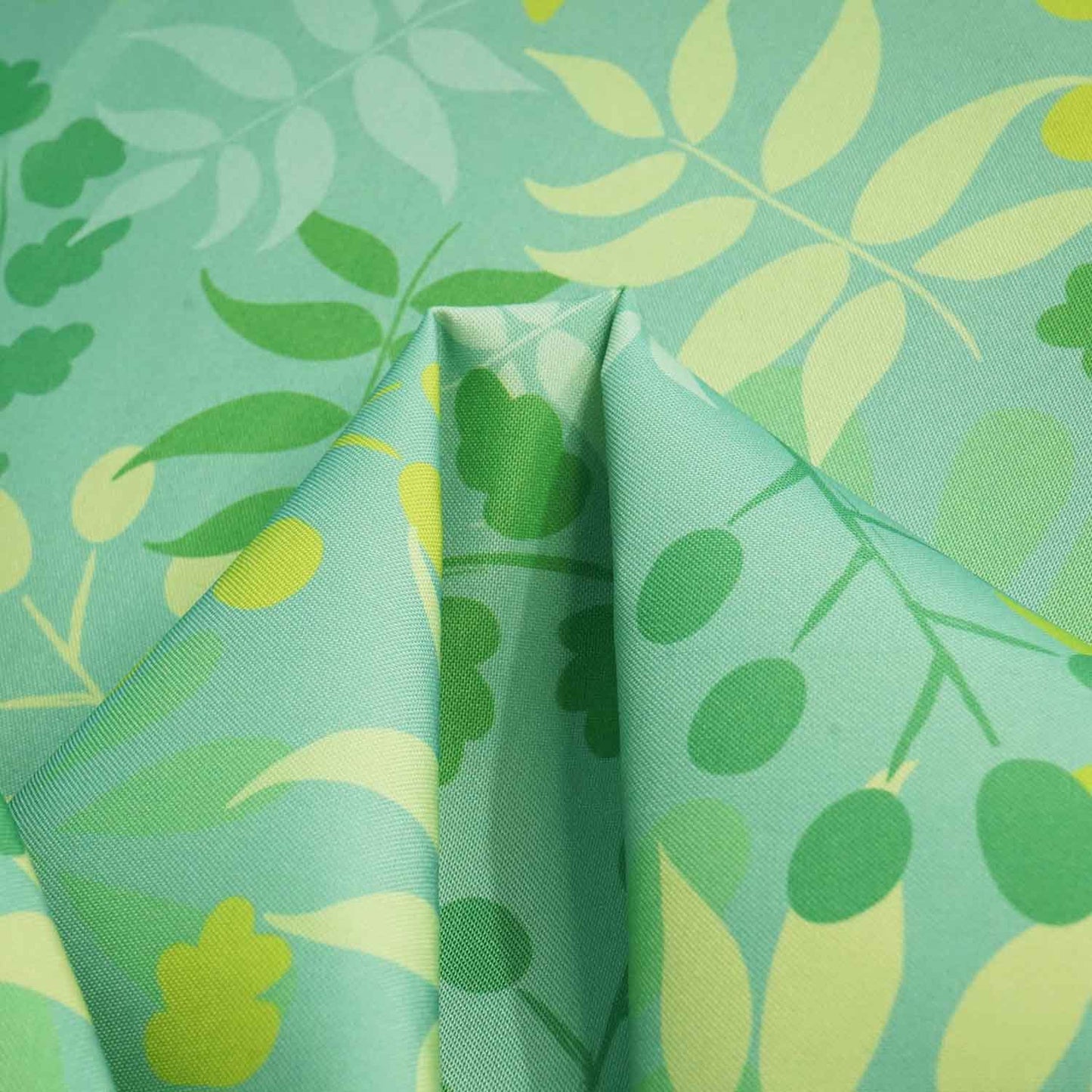 Printing Poly seamless leaf pattern green & yellow-green Printing Poly XNPT-18