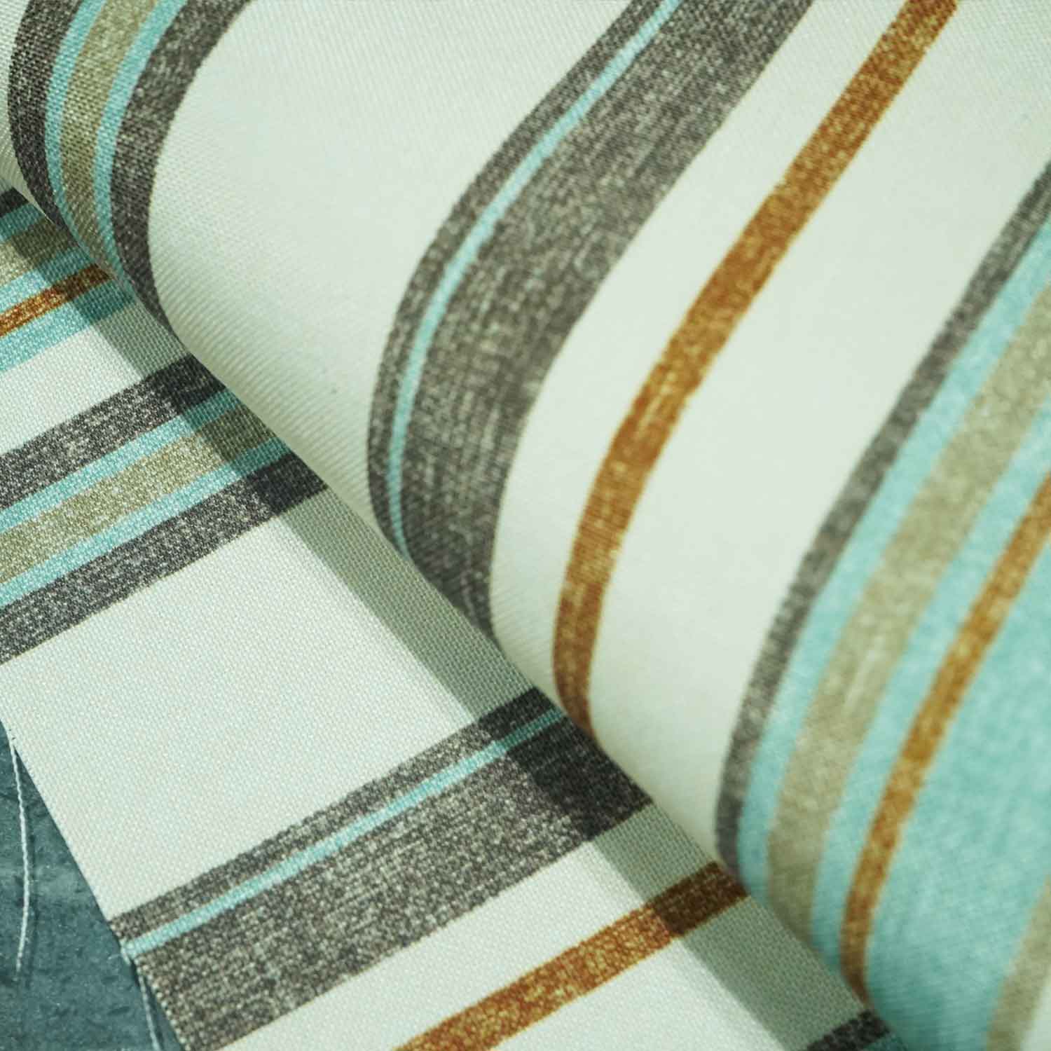 Printing Poly off white, beige taupe, brown, dark brown & teal Printing Poly XNPT-29