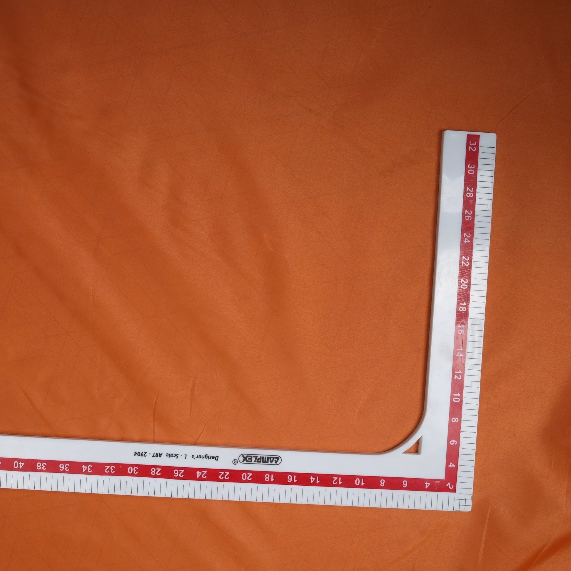 Orange Solid Taffeta Fabric Trade UNO