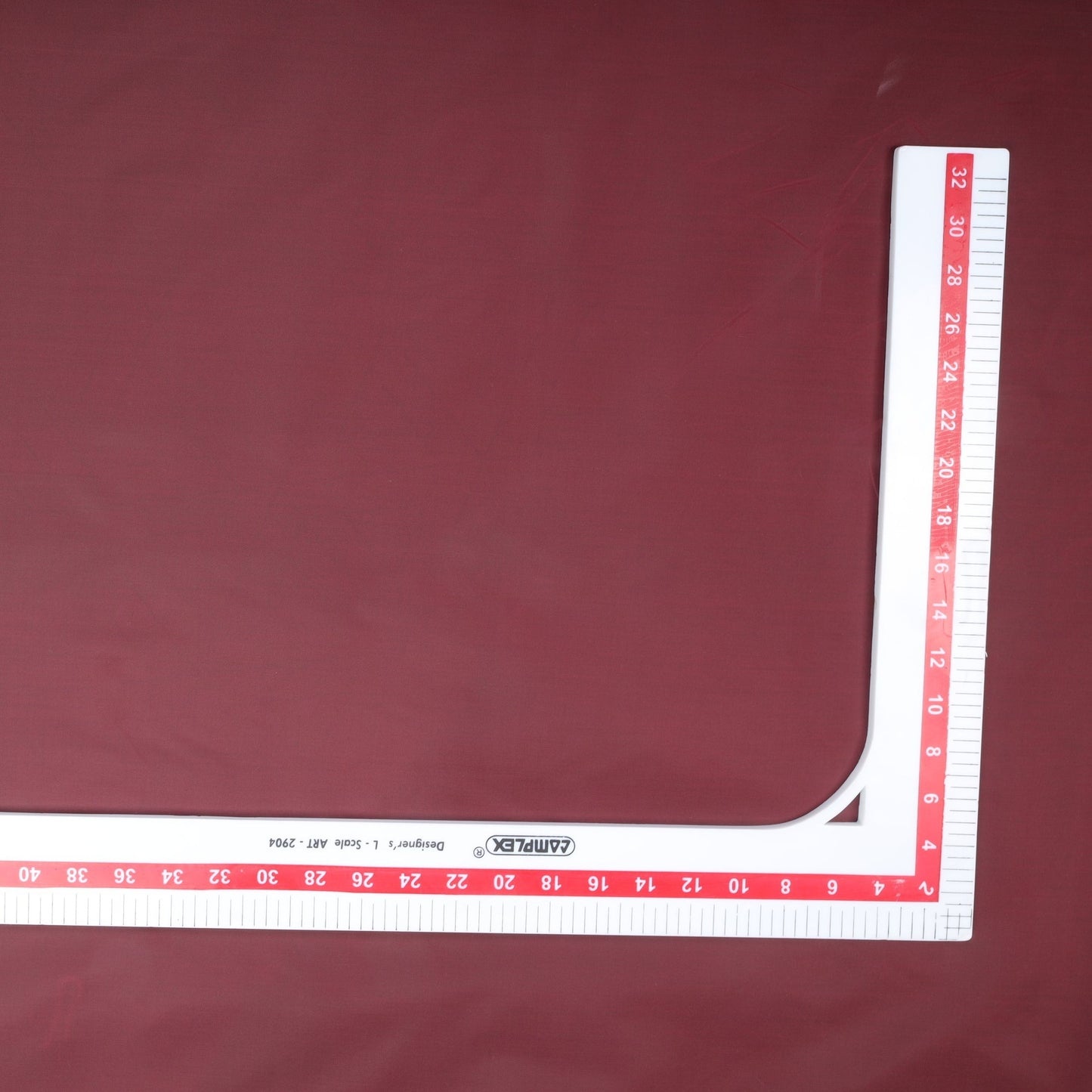 Maroon Solid Taffeta Fabric Trade UNO
