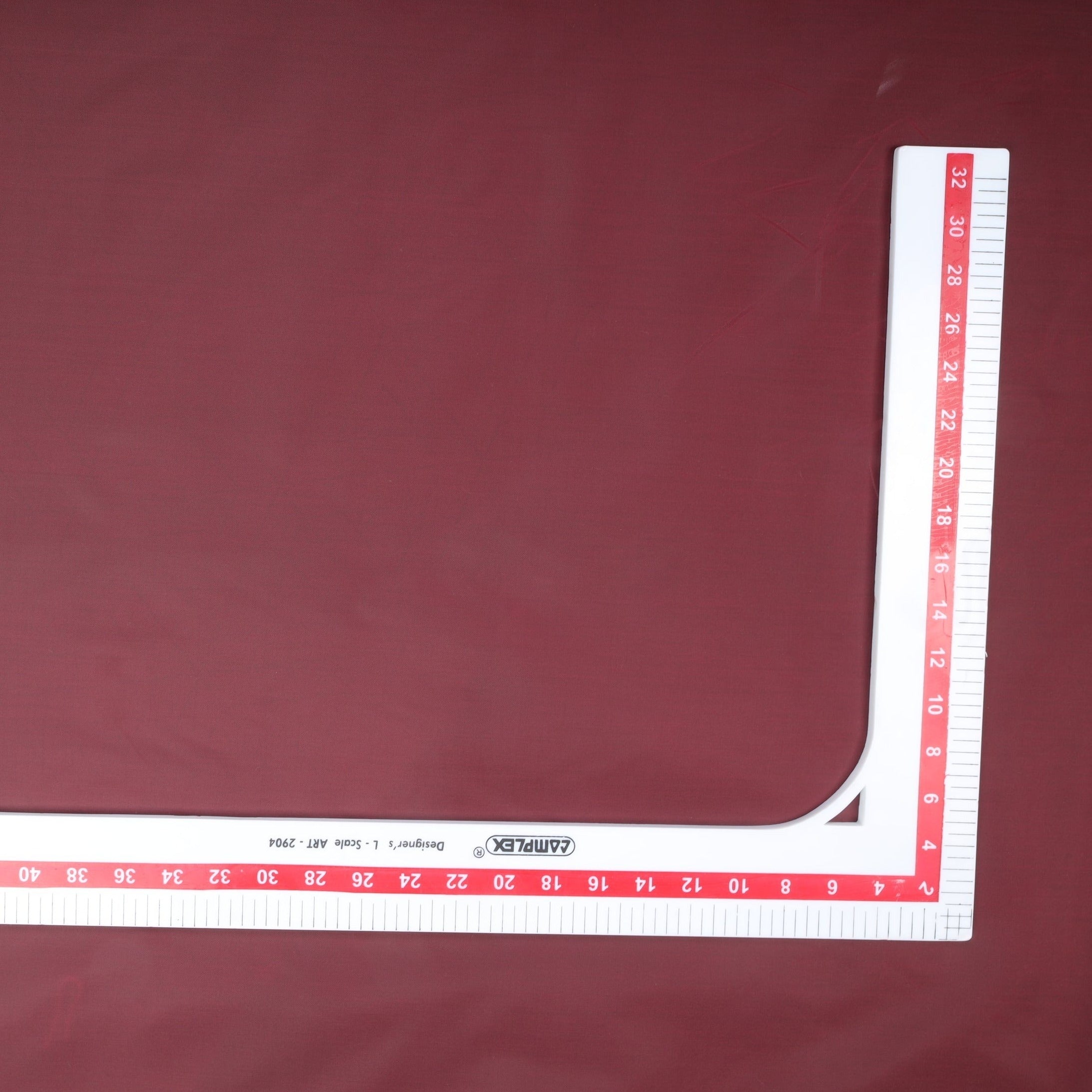 Maroon Solid Taffeta Fabric Trade UNO