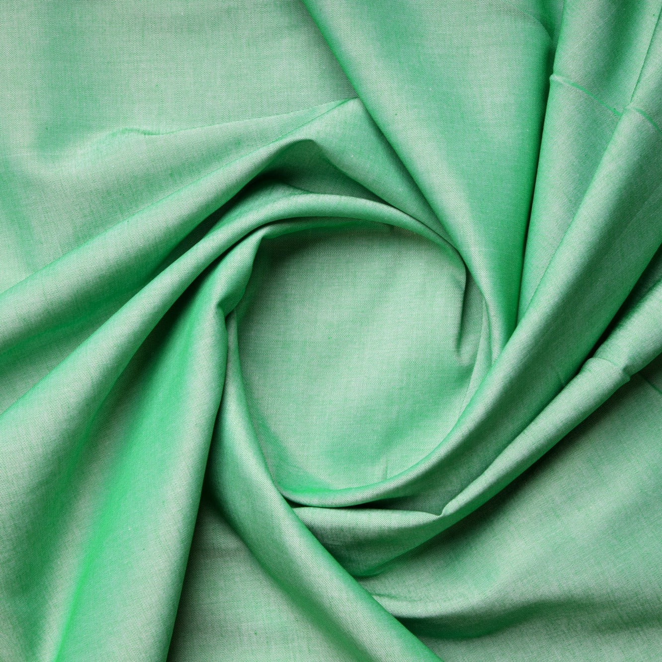Sea Green Solid Yarn Dyed Cotton Fabric Trade UNO