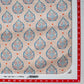 Peach Digital Print Pure Silk Fabric Trade UNO