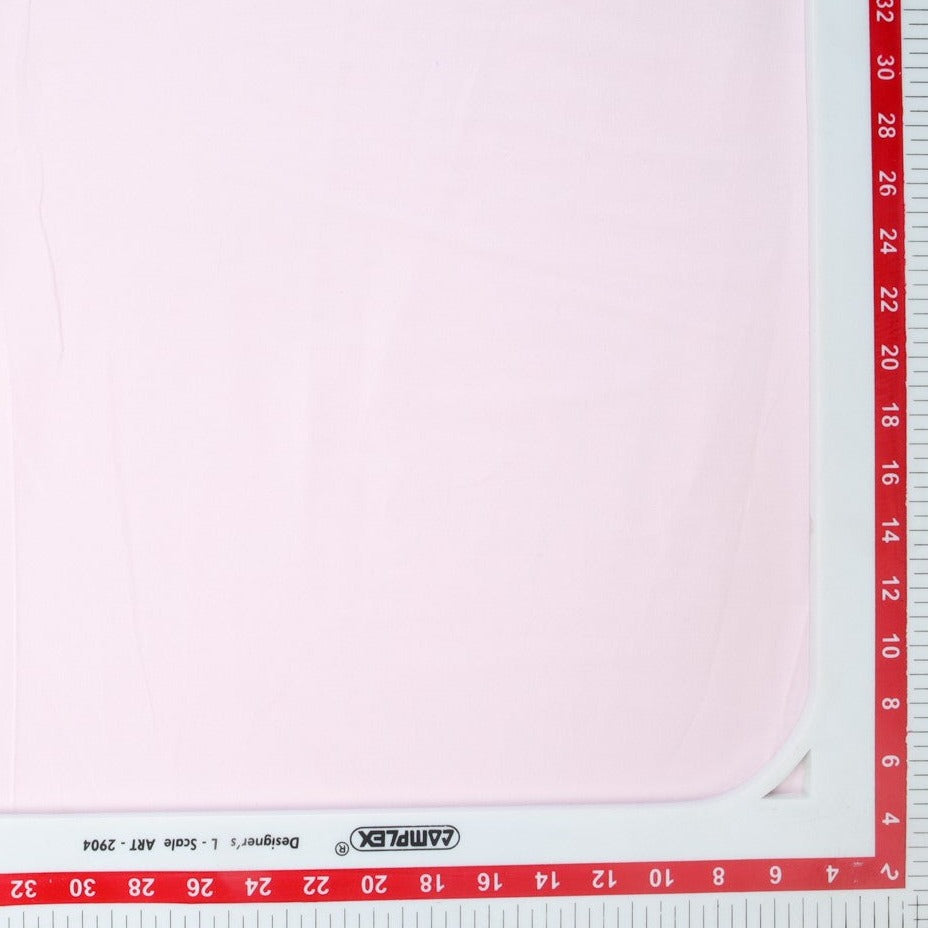 Light Pink Solid Polyester Cotton Fabric Trade UNO