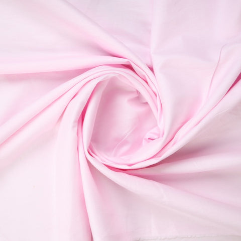 Light Pink Solid Polyester Cotton Fabric Trade UNO